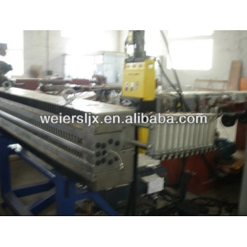 PC hollow grid board production line